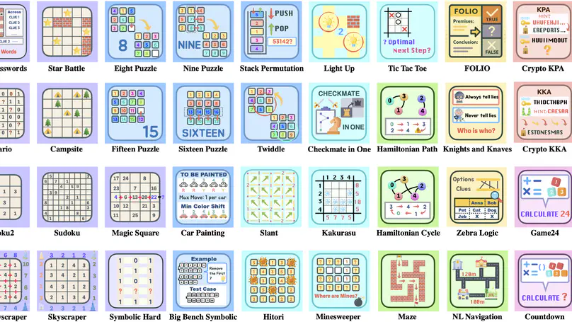 Enigmata: Scaling Logical Reasoning in Large Language Models with Synthetic Verifiable Puzzles